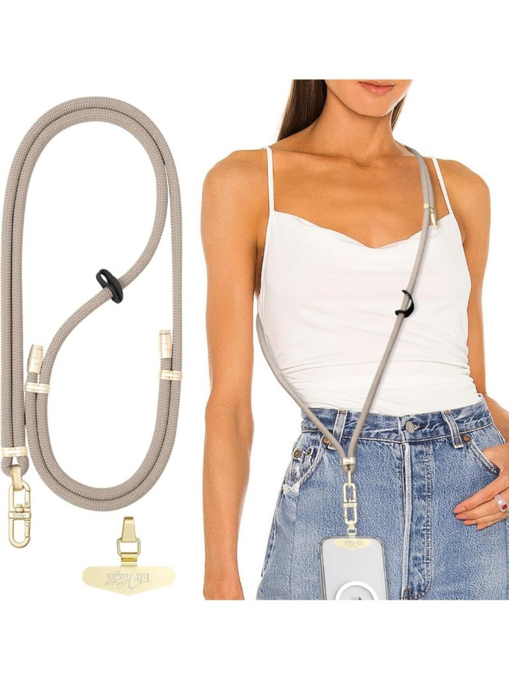 Adjustable Anti-Theft Phone Lanyard Neck & Crossbody Strap, Comfort-Fit Design